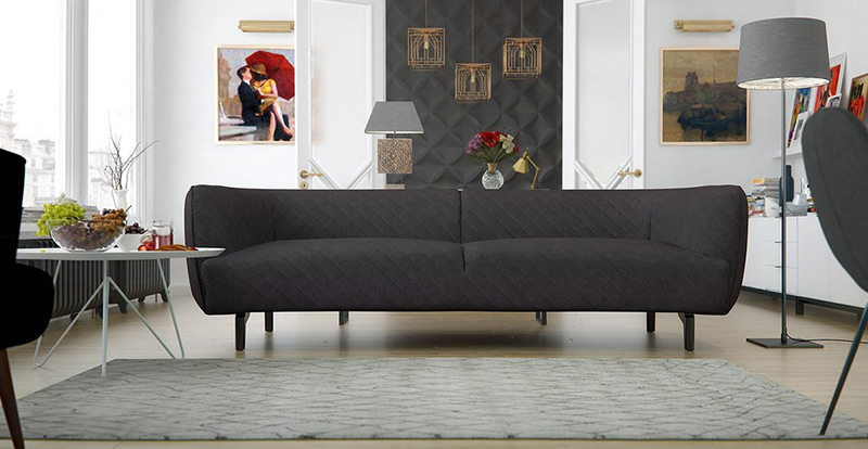 Những gam màu ghế sofa phòng khách trung tính