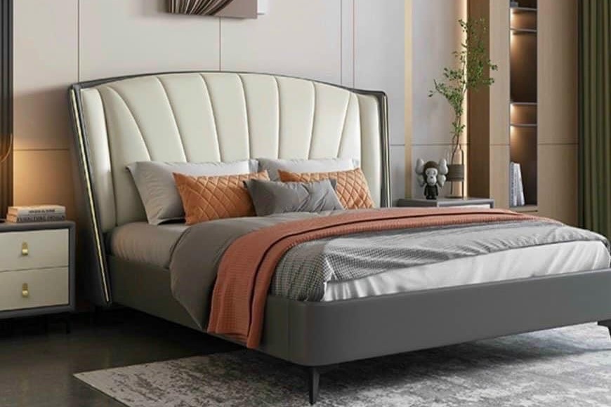 Giường bọc nệm cao cấp B0019