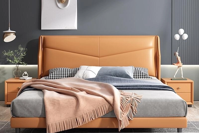 Giường bọc nệm cao cấp B0079