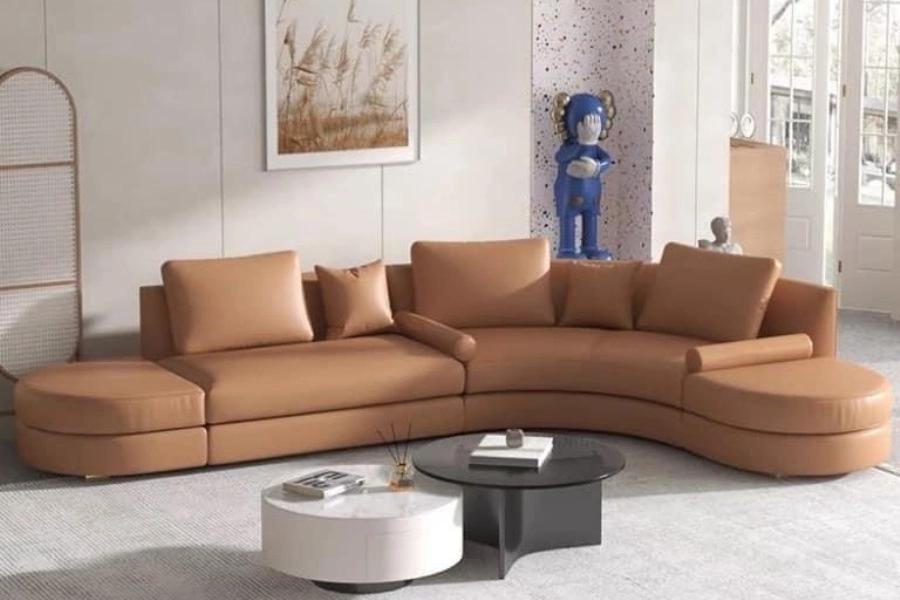 Ghế sofa góc Da CN cao cấp S808021