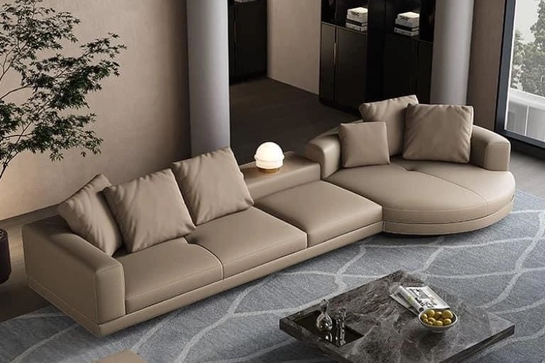 Ghế sofa góc Da CN cao cấp S808022