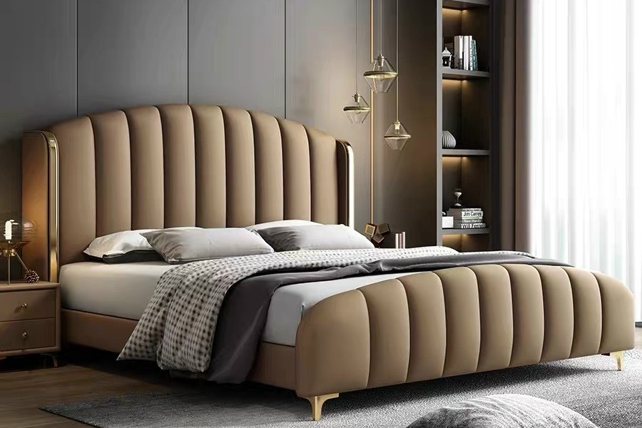Giường bọc nệm cao cấp B0086