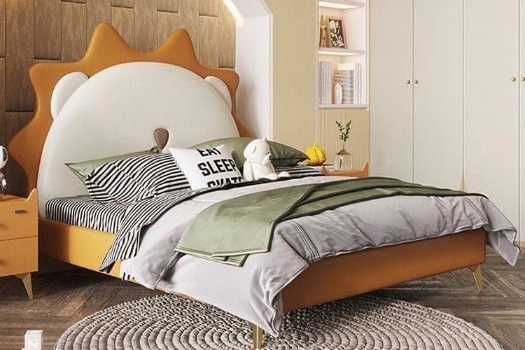 Giường bọc nệm trẻ em BM004