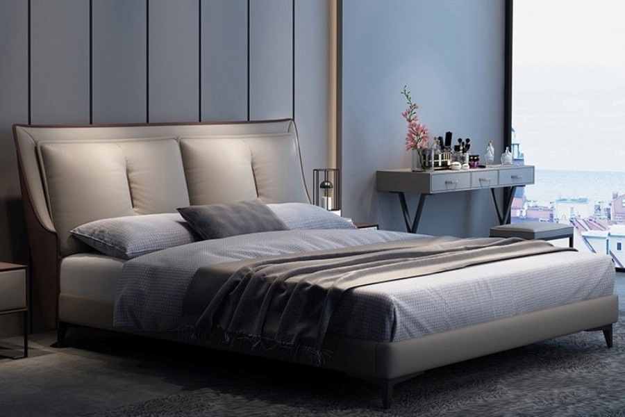 Giường bọc nệm cao cấp B0052