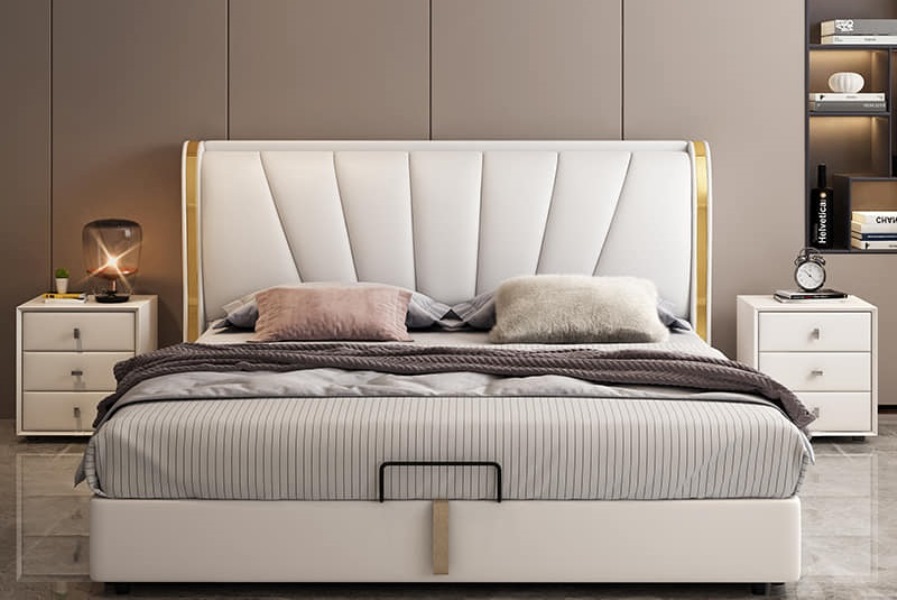 Giường bọc nệm cao cấp B0029