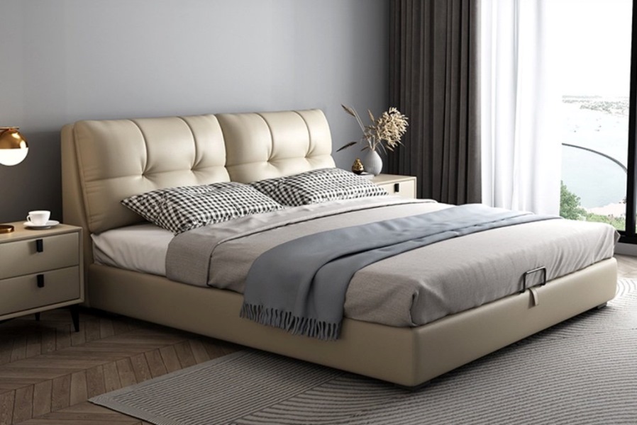 Giường bọc nệm cao cấp B0012