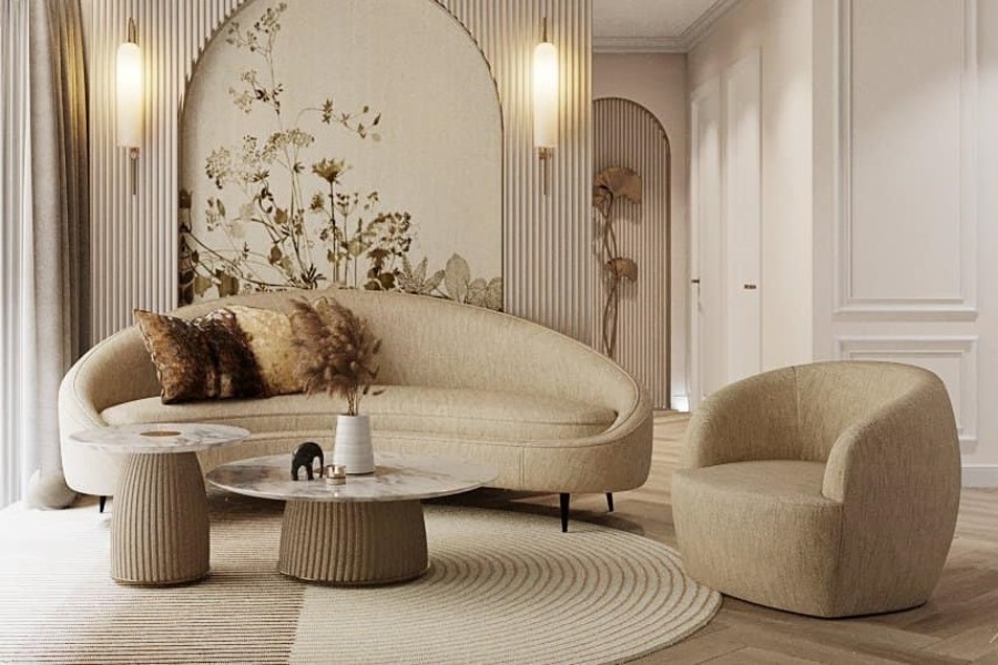 Ghế sofa cong 3 chổ ngồi S304014