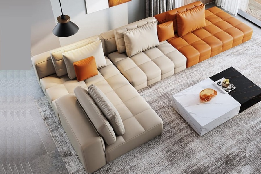 Ghế sofa góc cao cấp S756008