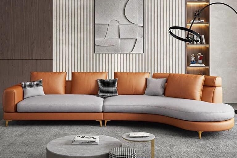 Ghế sofa góc Da CN cao cấp  S758502