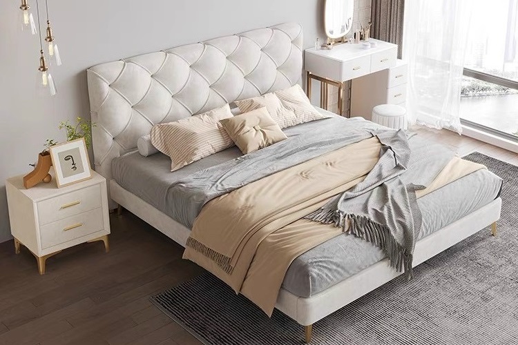Giường bọc nệm cao cấp B0014