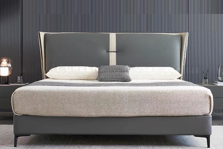 Giường bọc nệm cao cấp B0077