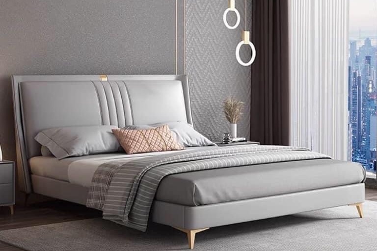 Giường bọc nệm cao cấp B0081