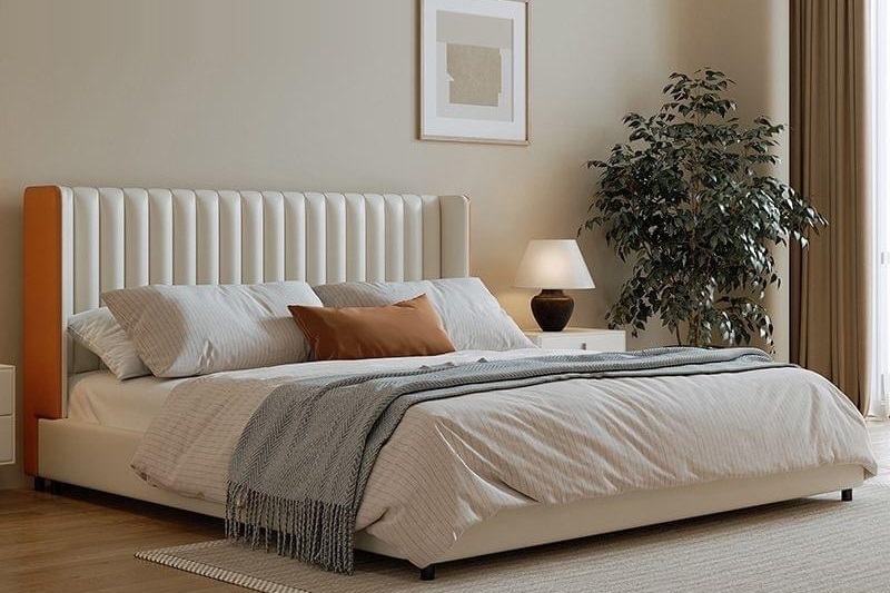 Giường bọc nệm cao cấp B0082