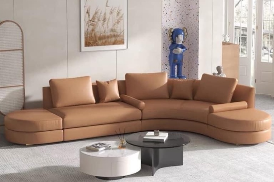 Ghế sofa góc Da CN cao cấp S808021