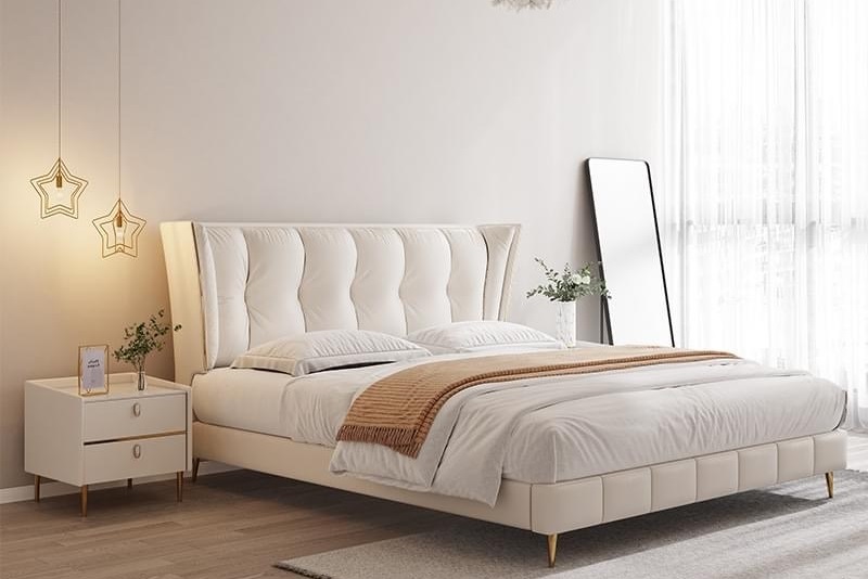 Giường bọc nệm cao cấp B0090