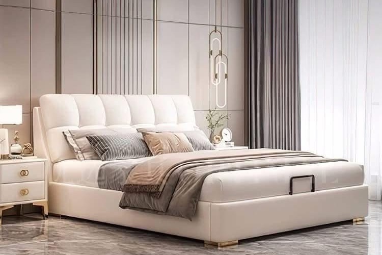 Giường bọc nệm cao cấp B0072