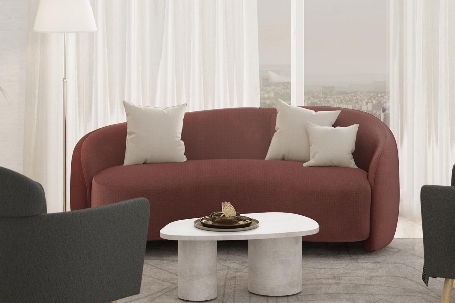Ghế sofa cong 3 chỗ ngồi S304011