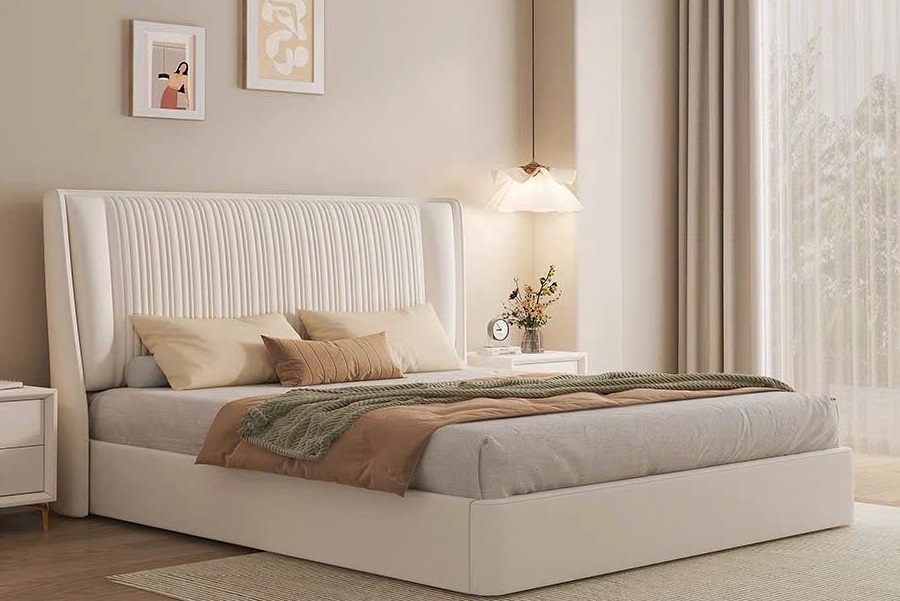 Giường bọc nệm cao cấp B0006